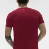 Alo Vapor Bisiklet Yaka Kısa Kollu Şortlar - Garnet