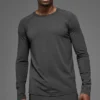 Alo Vapor Crewneck Uzun Kollu - Anthracite
