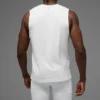 Alo Vapor Kaslı Tank Top - Beyaz