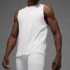 Alo Vapor Kaslı Tank Top - Beyaz