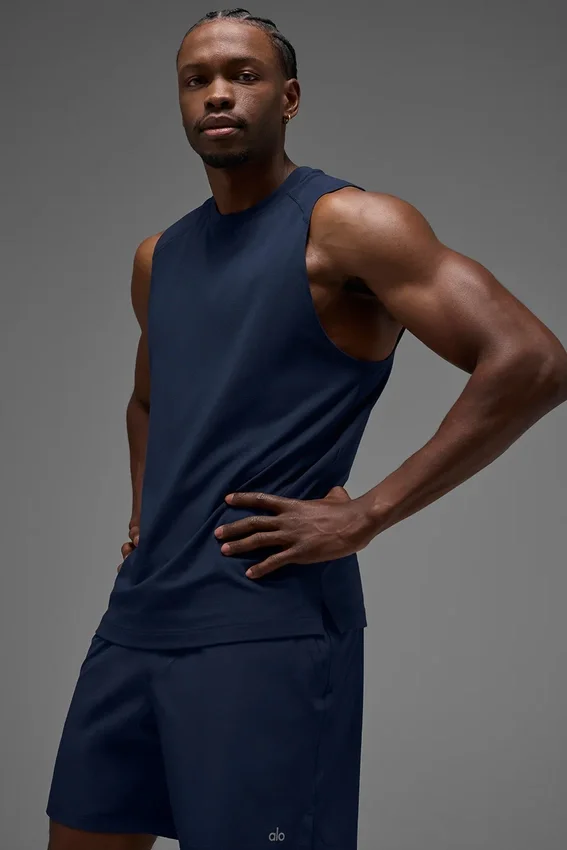 Alo Vapor Muscle Tank - Lacivert