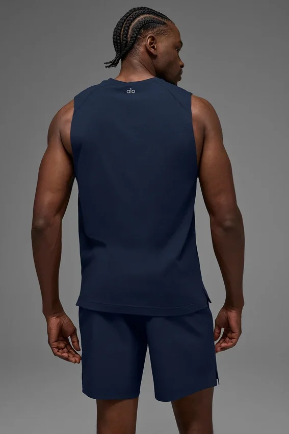 Alo Vapor Muscle Tank - Lacivert