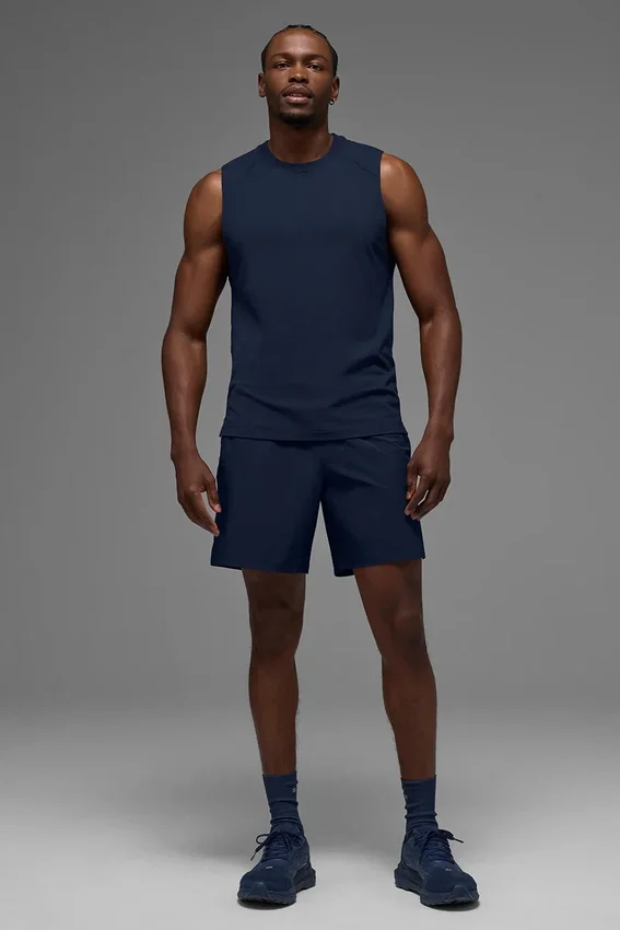 Alo Vapor Muscle Tank - Lacivert