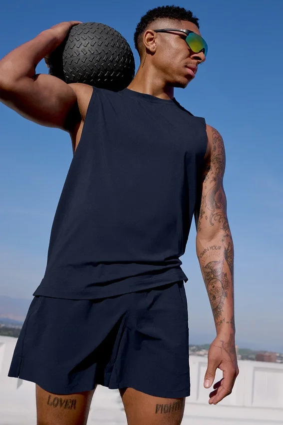 Alo Vapor Muscle Tank - Lacivert