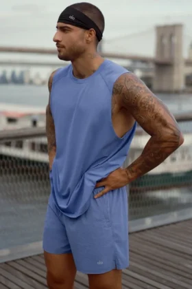 Alo Vapor Muscle Tank - Provence Mavisi