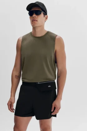 Alo Vapor Muscle Tank - Zeytin Ağacı