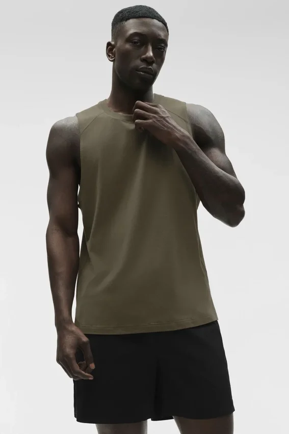 Alo Vapor Muscle Tank - Zeytin Ağacı