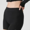 Alolux High-Waist Me Time Şort - Siyah