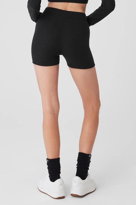 Alolux High-Waist Me Time Şort - Siyah
