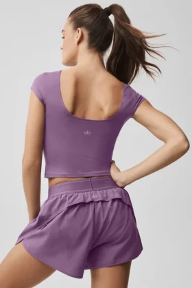 Alosoft Back for More Tişört – Plum Kiss