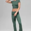 Alosoft Crop Finesse Kısa Kollu - Yonca Yeşili