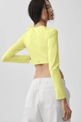 Alosoft Crop Finesse Uzun Kollu – Güneş Işığı