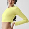 Alosoft Crop Finesse Uzun Kollu - Güneş Işığı