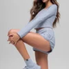Alosoft Crop Finesse Uzun Kollu - Kış Donu