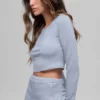 Alosoft Crop Finesse Uzun Kollu - Kış Donu