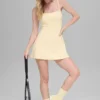 Alosoft Encore Tenis Elbisesi - Mum Işığı Sarısı