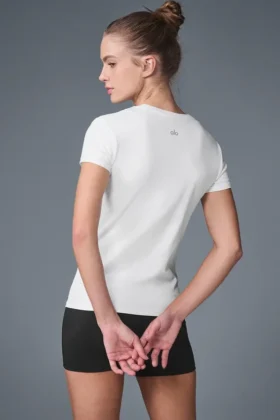 Alosoft Finesse Tişört – Beyaz