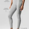 Alosoft High-Waist 7/8 Better Together Tayt - Atletik Melanj Gri