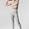 Alosoft High-Waist 7/8 Better Together Tayt - Atletik Melanj Gri