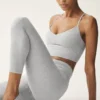 Alosoft High-Waist 7/8 Highlight Tayt - Atletik Melanj Gri