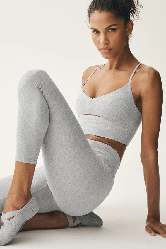 Alosoft High-Waist 7/8 Highlight Tayt - Atletik Melanj Gri