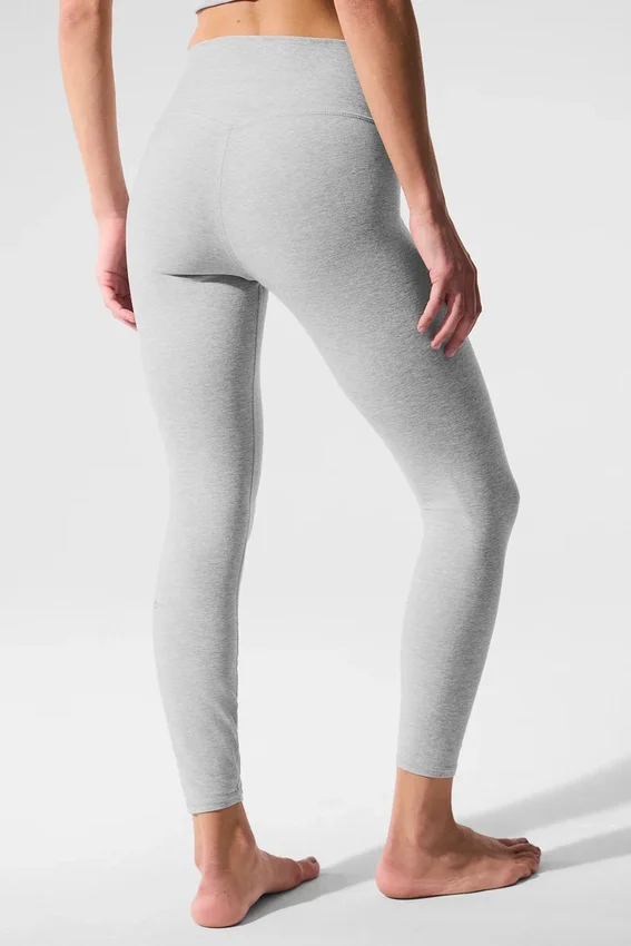 Alosoft High-Waist 7/8 Highlight Tayt - Atletik Melanj Gri