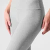 Alosoft High-Waist 7/8 Highlight Tayt - Atletik Melanj Gri