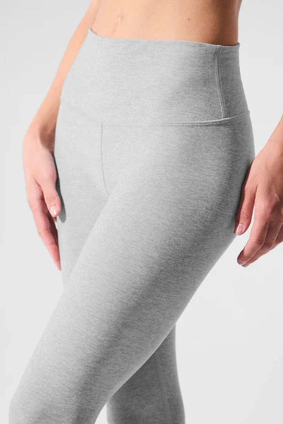 Alosoft High-Waist 7/8 Highlight Tayt - Atletik Melanj Gri