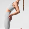 Alosoft High-Waist 7/8 Highlight Tayt - Atletik Melanj Gri