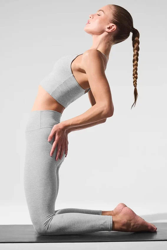 Alosoft High-Waist 7/8 Highlight Tayt - Atletik Melanj Gri