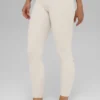 Alosoft High-Waist 7/8 Highlight Tayt - Kemik Rengi
