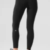 Alosoft High-Waist 7/8 Highlight Tayt - Siyah