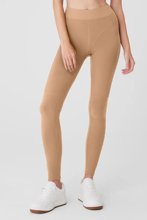 Alosoft High-Waist Head Start Tayt - Toasted Almond