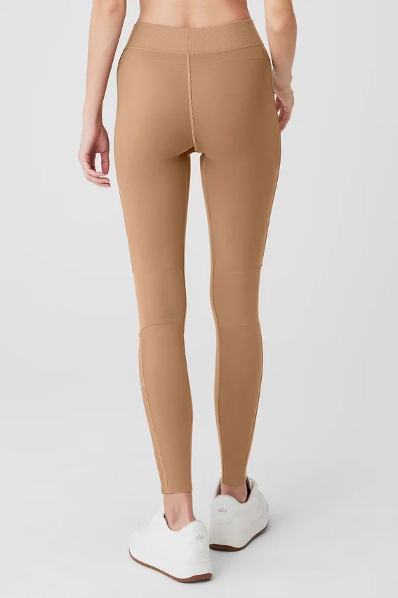 Alosoft High-Waist Head Start Tayt - Toasted Almond