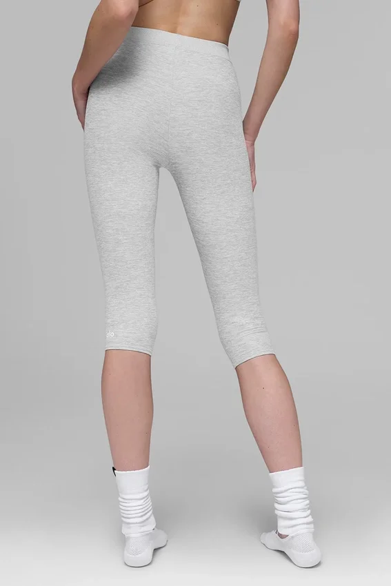 Alosoft High-Waist Iconic 90'S Capri - Atletik Melanj Gri
