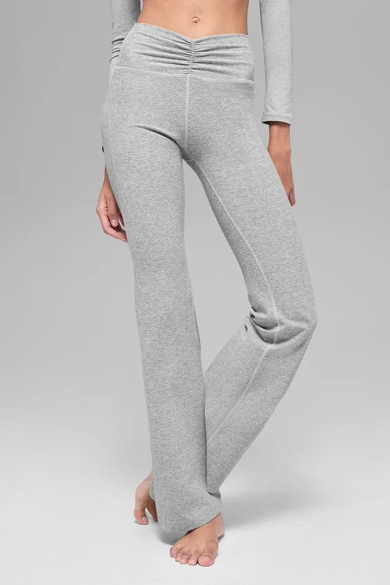 Alosoft Intuition High-Waist Bootcut - Atletik Heather Gri
