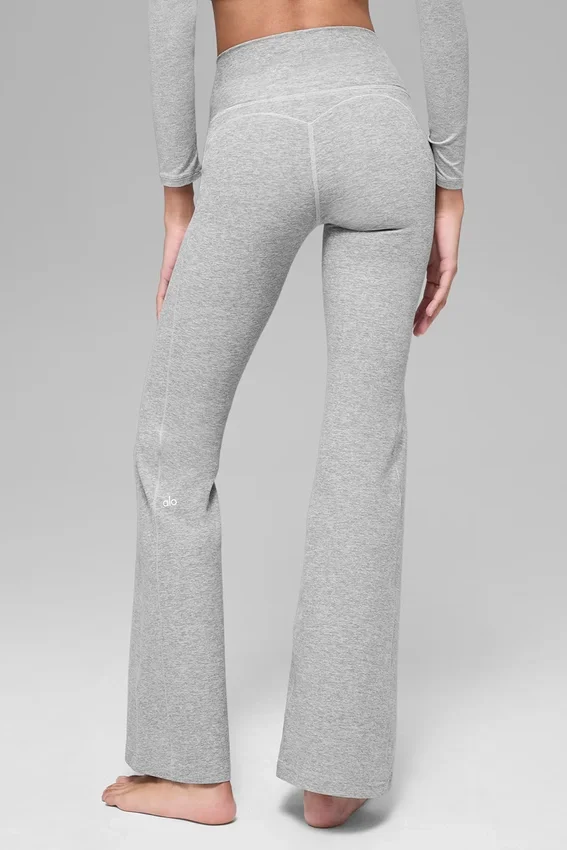 Alosoft Intuition High-Waist Bootcut - Atletik Heather Gri