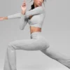 Alosoft Intuition High-Waist Bootcut - Atletik Heather Gri