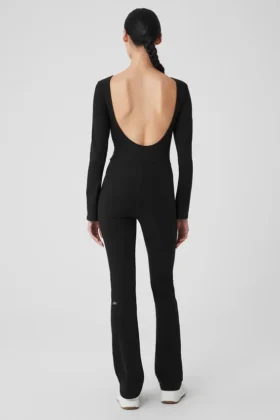 Alosoft Melody Tam Boy Bootcut Tulum – Siyah