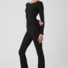 Alosoft Melody Tam Boy Bootcut Tulum - Siyah