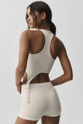Alosoft Nervürlü Revelation Tank – Yulaf Sütü