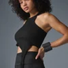 Alosoft Ribbed Revelation Tank - Siyah