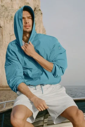 Axis Kapüşonlu Kazak - Blue Breeze