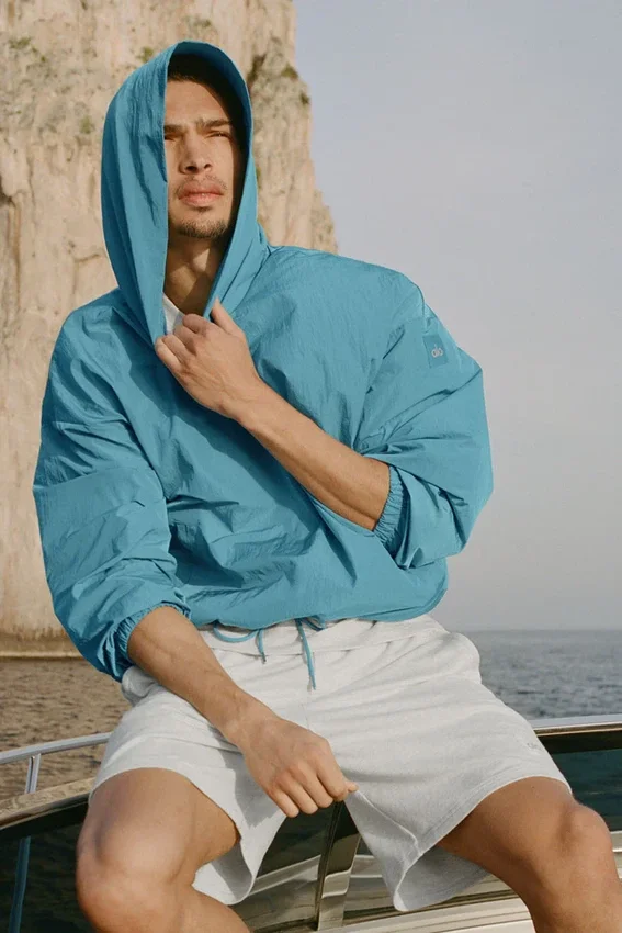 Axis Kapüşonlu Kazak - Blue Breeze