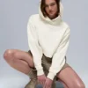 Bae Kapüşonlu Sweatshirt - Fildişi