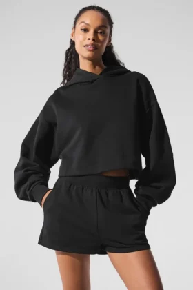Bae Kapüşonlu Sweatshirt - Siyah
