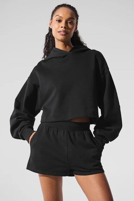Bae Kapüşonlu Sweatshirt - Siyah