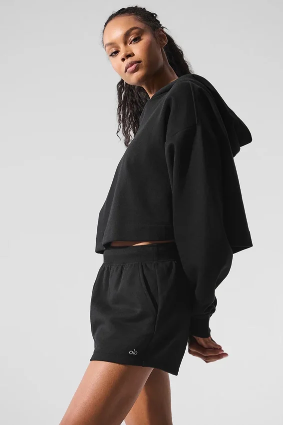 Bae Kapüşonlu Sweatshirt - Siyah