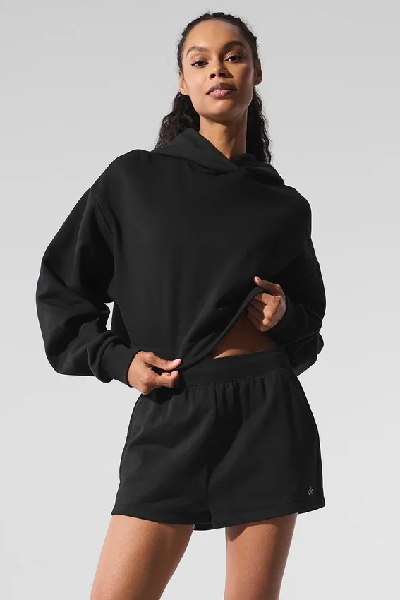 Bae Kapüşonlu Sweatshirt - Siyah