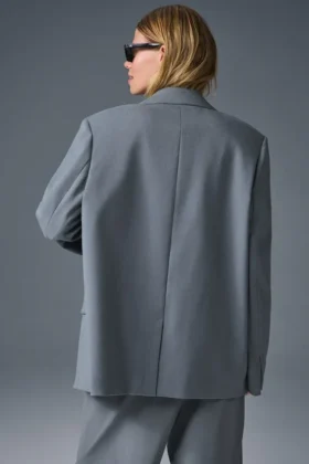 Birinci Sınıf Blazer – Çelik Grisi